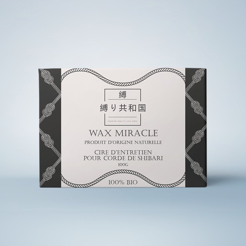 Wax Miracle - Cire d'entretien des cordes 100% BIO - Shibari Republic