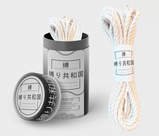 Corde Shibari – Bondage En Jute 6mm/8m – Fluorescente - Shibari Republic